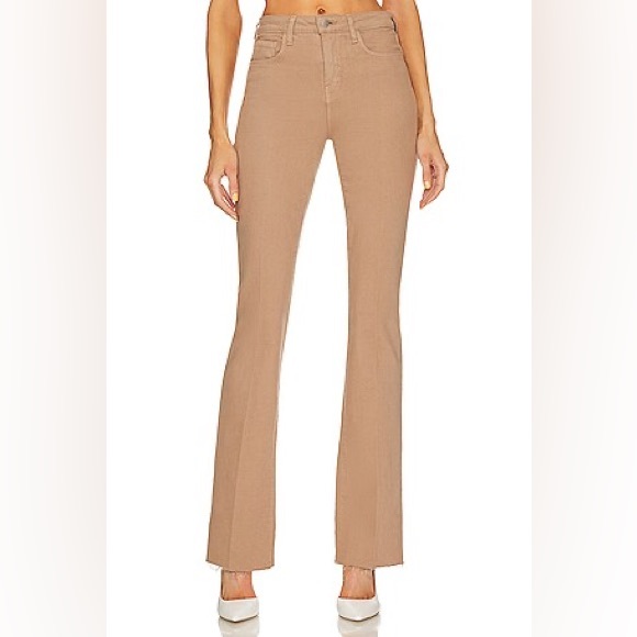 L'AGENCE Denim - New L’Agence Ruth High Rise Straight Jeans Sepia Brown Sz 23